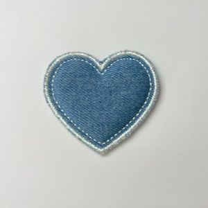 Stoney Clover Lane denim heart patch
